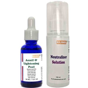 R42 Acnil & Lightening for Chemical Peeling. Professional Use 30ml  Lactic 20%, Kojic 10%, Salicylic 3%, Glycolic 25%, Citric 10%