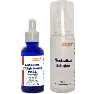 R51 Liftening Lightening Peel for Chemical Peeling. Professional Use 30ml  Glycolic 20%, Arginine 20%, Lactic 20%, Kojic 5%, Citric 3%, Mandelic 10%
